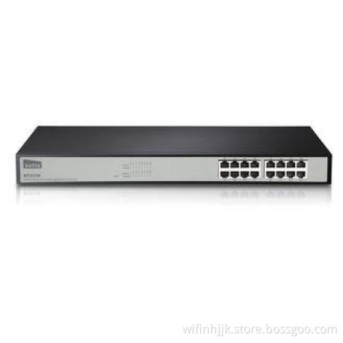 Ethernet Rackmount Switch Fanless Design And Jumbo Frame